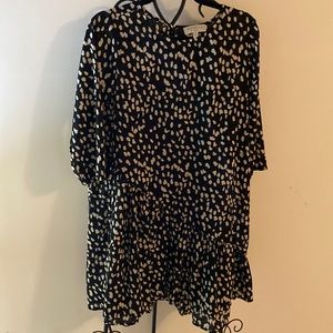 Black with white pattern